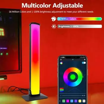 Умные светодиодные полосы RGB Smart 16-цветная подсветка телевизора Удаленная синхронизация музыки Игровая подсветка Ритмическая лампа Ambient Pickup Освещение настроения
