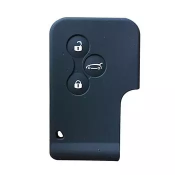 Умный 3-кнопочный дистанционный силиконовый чехол для автомобильного ключа для Renault Megane RS Scenic Card Key Smart Key красный