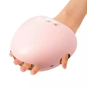 Умный электрический массажер для рук, беспроводной массажер для рук с термотерапией под давлением воздуха, 3 уровня интенсивности, облегчение артрита, воздушная подушка, обернутый массажный инструмент розовый