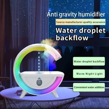 Умный антигравитационный увлажнитель воздуха с RGB-ночником USB Plug-Play Ультра-тихий аппарат для ароматерапии Диффузор для создания тумана