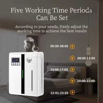 Умный аппарат для ароматерапии с эфирными маслами, для дома и отеля, безводный аппарат для ароматерапии, настенный аппарат для ароматерапии 160 мл