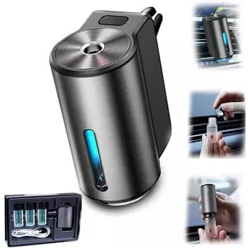 Умный автомобильный освежитель воздуха, 3 режима, регулируемый, выходное отверстие для воздуха в автомобиле, освежитель воздуха, перезаряжаемый, беспроводной, умный автомобильный зажим для духов