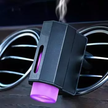 Умный автомобильный освежитель воздуха, ароматический диффузор, нано-распыление, автоматическое включение/выключение, компактный размер, простой чёрный