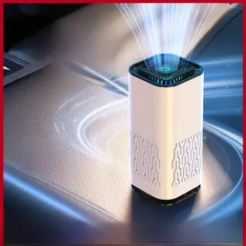Умный автомобильный USB-очиститель воздуха с отрицательными ионами для удаления пыли и дыма K2 purifier filter белый