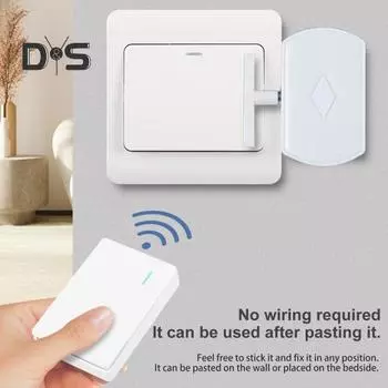 Умный беспроводной контроллер освещения с дистанционным управлением, не требующий проводов, универсальный, простой в установке выключатель света с кнопкой толкателя A