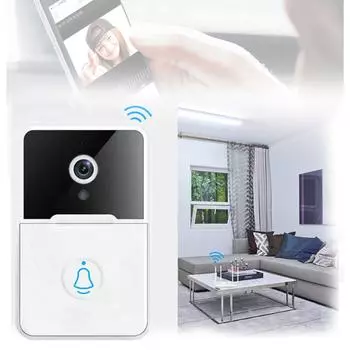 Умный беспроводной Wi-Fi видео дверной звонок с перезвоном камеры 720P Night V-ision домашний дверной звонок безопасности