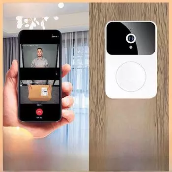 Умный беспроводной видеодомофон с HD ночным видением и удаленным мониторингом дома U9 English Version белый