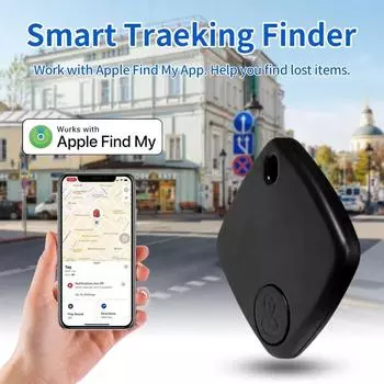 Умный Bluetooth GPS-трекер, работающий с приложением Find My, устройство для напоминания о потере, беспроводной локатор для iPhone, локатор ключей, детский искатель белый