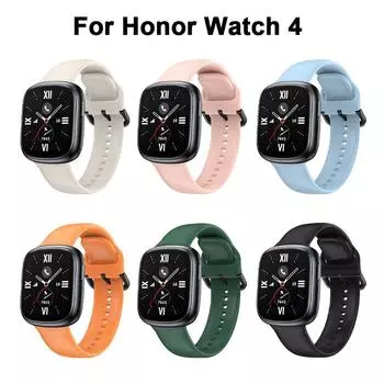 Умный браслет для часов, браслет, мягкий силиконовый ремешок для Honor Watch 4, умные часы