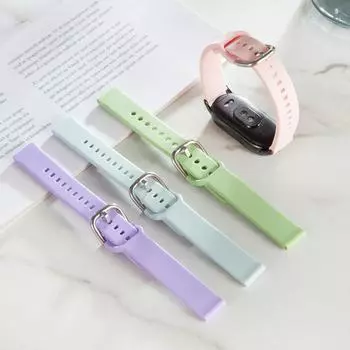 Умный браслет для часов, новый силиконовый ремешок для Mi Band 8