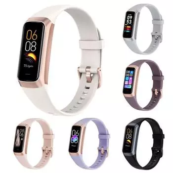 Умный браслет с пульсометром Водонепроницаемый Несколько спортивных режимов Bluetooth-совместимые спортивные часы Браслет с монитором сна чёрный