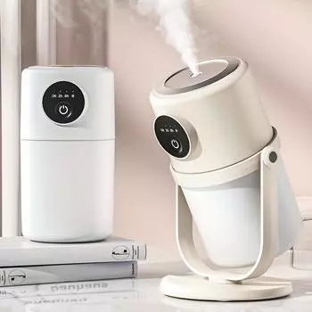Умный бытовой USB-увлажнитель воздуха - большая емкость, распыление, ароматерапия, бесшумный ночник, очистка воздуха - для дома и офиса - для всех сезонов Without Stand