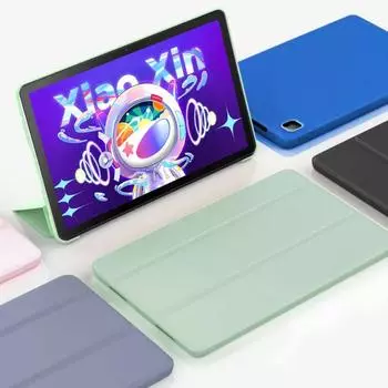 Умный чехол для Lenovo Xiaoxin Pad 2022 10,6 тройной кожаный флип-чехол для Xiaoxin P12 TB128FU магнитный чехол для планшета M10Plus 3rd TB-125FU