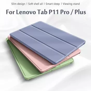 Умный чехол для Lenovo Xiaoxin Pad Pro 11,5 2021 TB-J716F/J706F, чехол для планшета с подставкой для Lenovo Tab P11 Plus TB-J606F/J607F + стилус P11 Pro TB-J706F мятный зеленый
