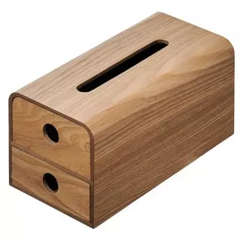 Умный чехол для салфеток для глаз, натуральный, 280 x 140 x 135 мм, высококачественный ясень, чехол для салфеток с ящиком MOKUREN (шпон) РФ-011-НА