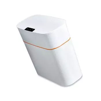 Умный датчик мусорного ведра IPX5 водонепроницаемый автоматический индукционный мусорный бак для ванной комнаты мусорное ведро для мусора гостиная white