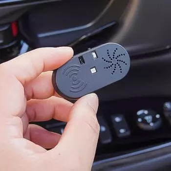 Умный датчик открытия двери автомобиля Сигнализация Устройство предотвращения столкновений Голосовые уведомления с высокочувствительным датчиком открытия двери автомобиля чёрный