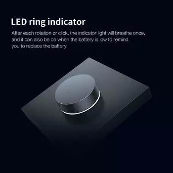 Умный диммер Aqara H1, беспроводной поворотный переключатель, Zigbee 3,0, пульт дистанционного управления для умного дома, лампочка белый