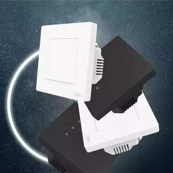 Умный диммер для ZigBee Light Dimming Smart Life APP Dimmable 1-3Gang 1Gang чёрный