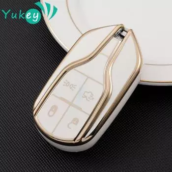 Умный дистанционный ключ из ТПУ, чехол для автомобильных ключей для Maserati Ghibli Levante Quattroporte, автомобильные аксессуары, держатель для ключей чёрный