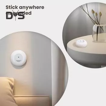 Умный дом Детектор яркости Устройство измерения освещенности в реальном времени Интеллектуальная автоматизация Простая установка Аксессуары для датчиков освещенности белый