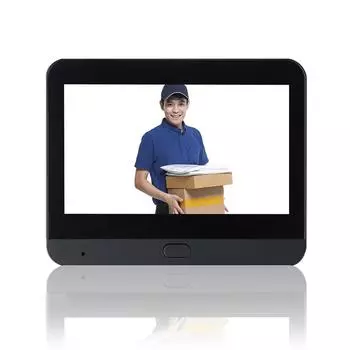 - Умный глазок с камерой PIR, датчиком движения, беспроводной цифровой дверной звонок для дома чёрный