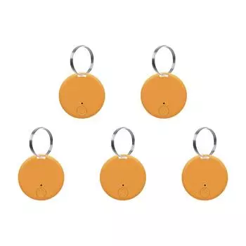 Умный GPS-трекер, Bluetooth-совместимый локатор предметов, напоминание о потере (желтый)