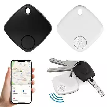 Умный GPS-трекер Совместимость с Apple Find My Совместимость с Bluetooth Совместимость с iOS Только для ключей Кошелек Сумка для животных Рюкзак Чемодан