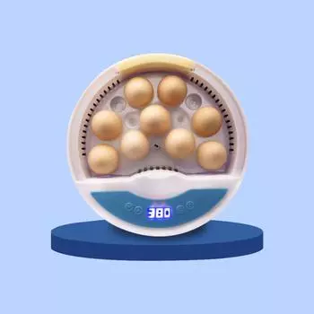 Умный инкубатор на 9 яиц, полуавтоматический инкубатор с контролем температуры, инкубаторный инкубатор на ферме U.S. plug