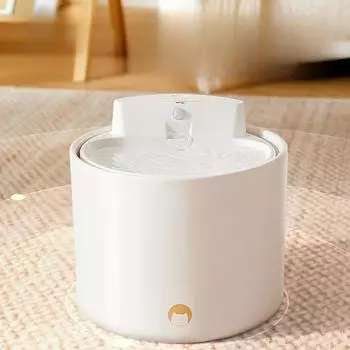 Умный керамический диспенсер для воды для домашних животных с автоматической циркуляцией, интеллектуальный датчик, поилка для кошек и собак, беспроводной водяной насос, товары для животных 21.5*21.5*20cm