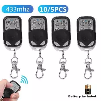 Умный клонирующий пульт дистанционного управления 433 МГц с обучением, 4-кнопочный беспроводной радиочастотный передатчик, копирование кода, удаленный дубликатор, брелок для гаражных ворот, электрический механизм открывания дверей 1PCS