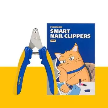 Умный когтерез Самостоятельно разработанная круговая направляющая Защита кровеносных сосудов Машинка для стрижки когтей кошек 1P