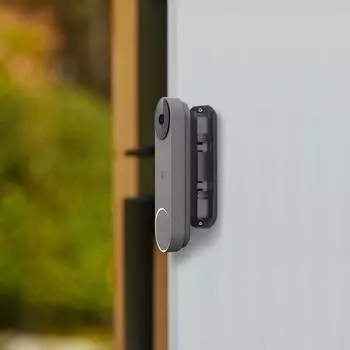 Умный кронштейн для дверного звонка, настенные аксессуары для дверных звонков из АБС-пластика (черный)