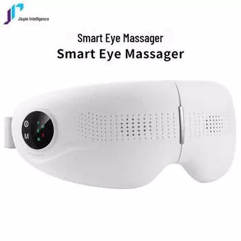 Умный массажер для глаз: Интеллектуальный увлажняющий крем и вибротерапия для сухих, уставших глаз Bluetooth model (vibration + hot compress + voice) белый
