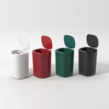 Умный мусорный бак 12 л, перерабатывающий мусорный бак, автоматический датчик, мусорный бак, электрический мусорный бак, водонепроницаемая мусорная корзина для кухни и ванной комнаты белый