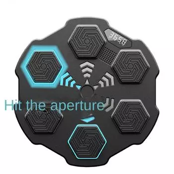 Умный музыкальный боксерский автомат, настенная мишень, мешок с песком со светодиодной подсветкой, расслабляющая тренировочная мишень для бокса, спортивная реакция на ловкость