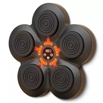 Умный музыкальный боксерский автомат, настенная мишень, мешок с песком со светодиодной подсветкой, расслабляющая тренировочная мишень для бокса, спортивная реакция на ловкость