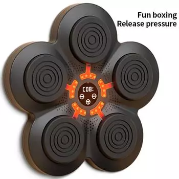 Умный музыкальный боксерский тренажер для взрослых/детей, спортивный фитнес-тренажер для бокса, домашний тренажер для тренировок, боксерская настенная мишень as the picture