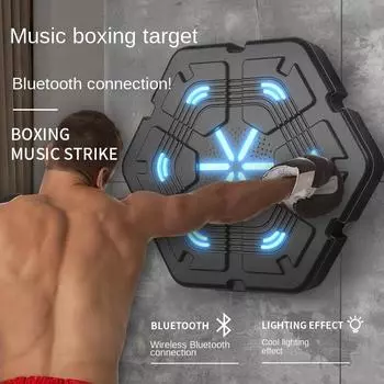 Умный музыкальный боксерский тренажер, мишень для бокса, настенная мишень, тренировочная мишень для реакции, бытовая тренировочная машина, электронное устройство для фитнес-бокса