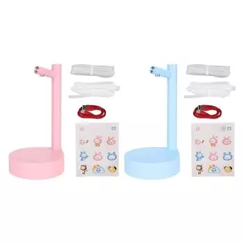 Умный настольный диспенсер для воды, 7 уровней, регулируемый, с зарядкой через USB, с низким уровнем шума, для 5 галлонов Sky Blue