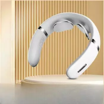 Умный перезаряжаемый массажер для шейного отдела позвоночника, многофункциональная защита для плеч и шеи, импульсный горячий компресс, портативный массажер для шеи Ordinary charging model