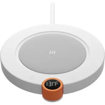 Умный подогреватель кофе и подогреватель чашек для стола с автоматическим отключением/включением и 3 настройками температуры, подогреватель напитков и подогреватель воска для чая, молока, кофе EU adapter