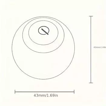 Умный прыгающий мяч для собак, автоматическая катящаяся игрушка-мяч для кошек, умная электрическая игрушка для котят, самоходная, дрессировка домашних животных, интерактивная собака/кошка S оранжевый