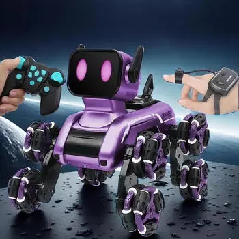 Умный RC робот собака роботизированная игрушка интерактивный забавный драйв праздничный подарок детям