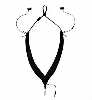 Умный ремешок для наушников с микрофоном (умный ремешок) встроенный (черный) СМСТ-П1Б