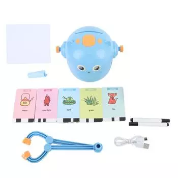 Умный робот для рисования, обучающая интерактивная машина для рисования с 2 ручками, 100 листами карточек