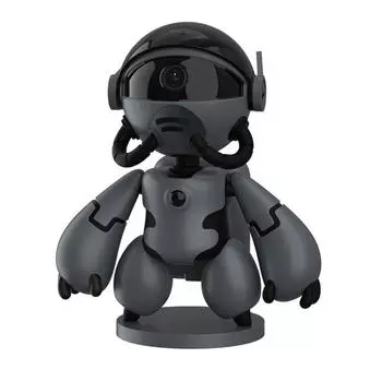 Умный робот с дистанционным управлением, умный голосовой диалог, поддержка удаленного мониторинга, интеллектуальная передача, робот, игрушки для детей чёрный