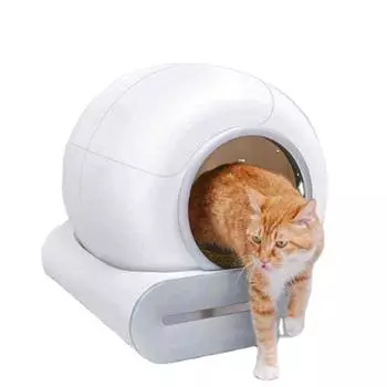 Умный самоочищающийся туалет для кошек, автоматический кошачий туалет, управление через приложение, самая низкая цена, подарок для питомца 48X51.6X50.5cm