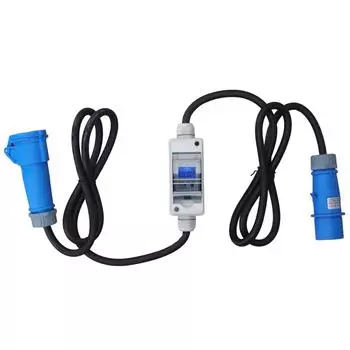 Умный счетчик электроэнергии 220250 В переменного тока, разъем «папа-мама», 3 контакта, 16 А, 220 В переменного тока, 5 А, 60 А, однофазный, 2-проводной силовой разъем