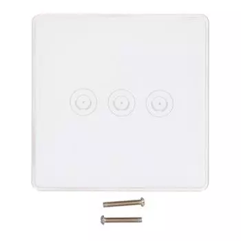 Умный сенсорный выключатель, белый, интеллектуальный беспроводной пульт дистанционного управления Wi-Fi 100240 В переменного тока